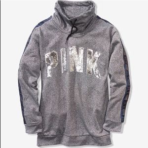 🎈BIG 1HOUR SALE😍🎈NEW VS PINK BLING COWL NECK✨✨